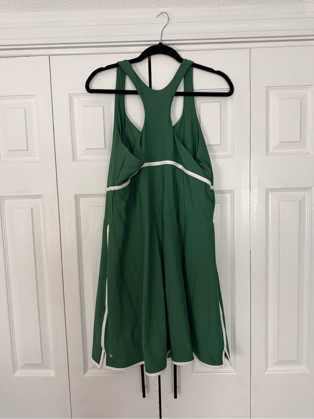 PowerSoft Athletic Dress Green Activewear w/ Built-In Shorts - Picture 4 of 5